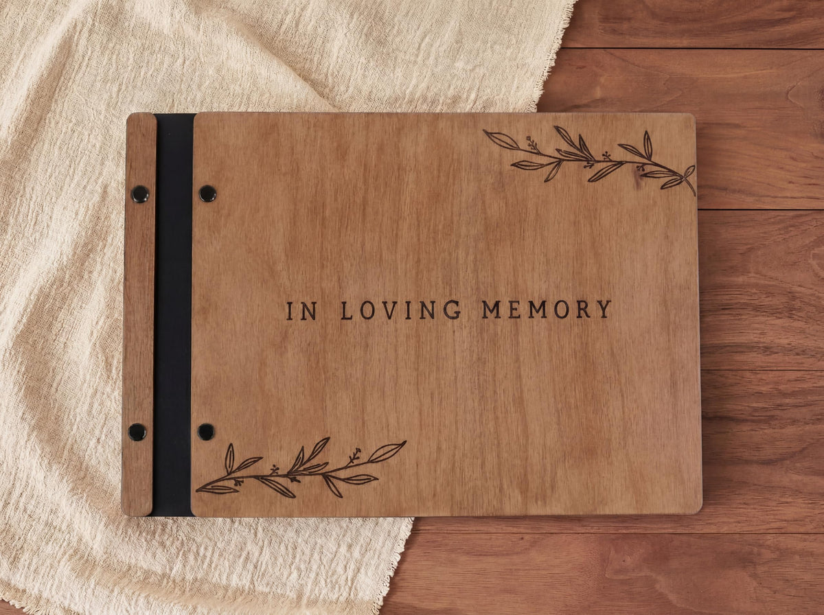 Inside pages of Aspen Studio guest book with ample space for messages