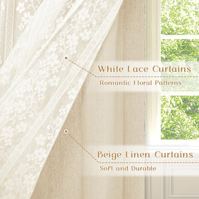 ASPMIZ rod-pocket curtains fit standard rods securely for easy hanging.