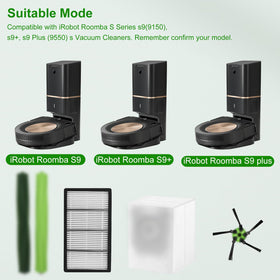 Asrhine S9 filters provide strong dust capture for steady Roomba suction