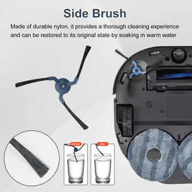 Asrhine X10 Pro Omni cleaning brush—easy maintenance and tool-free replacement.
