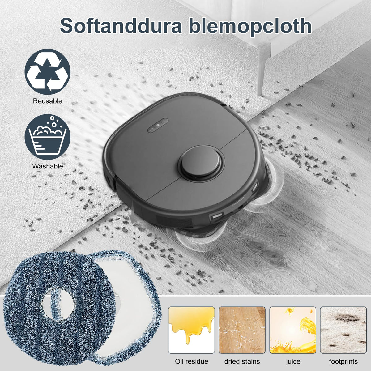 Asrhine X10 Pro Omni filters—washable, improves indoor air quality.