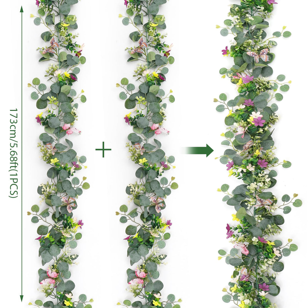 ASTNIC daisy garland ideal for wedding tables and ambience