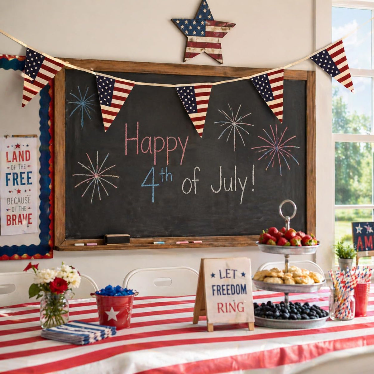 ASVP Shop 5m-length pennants provide ample coverage for entryways and balconies