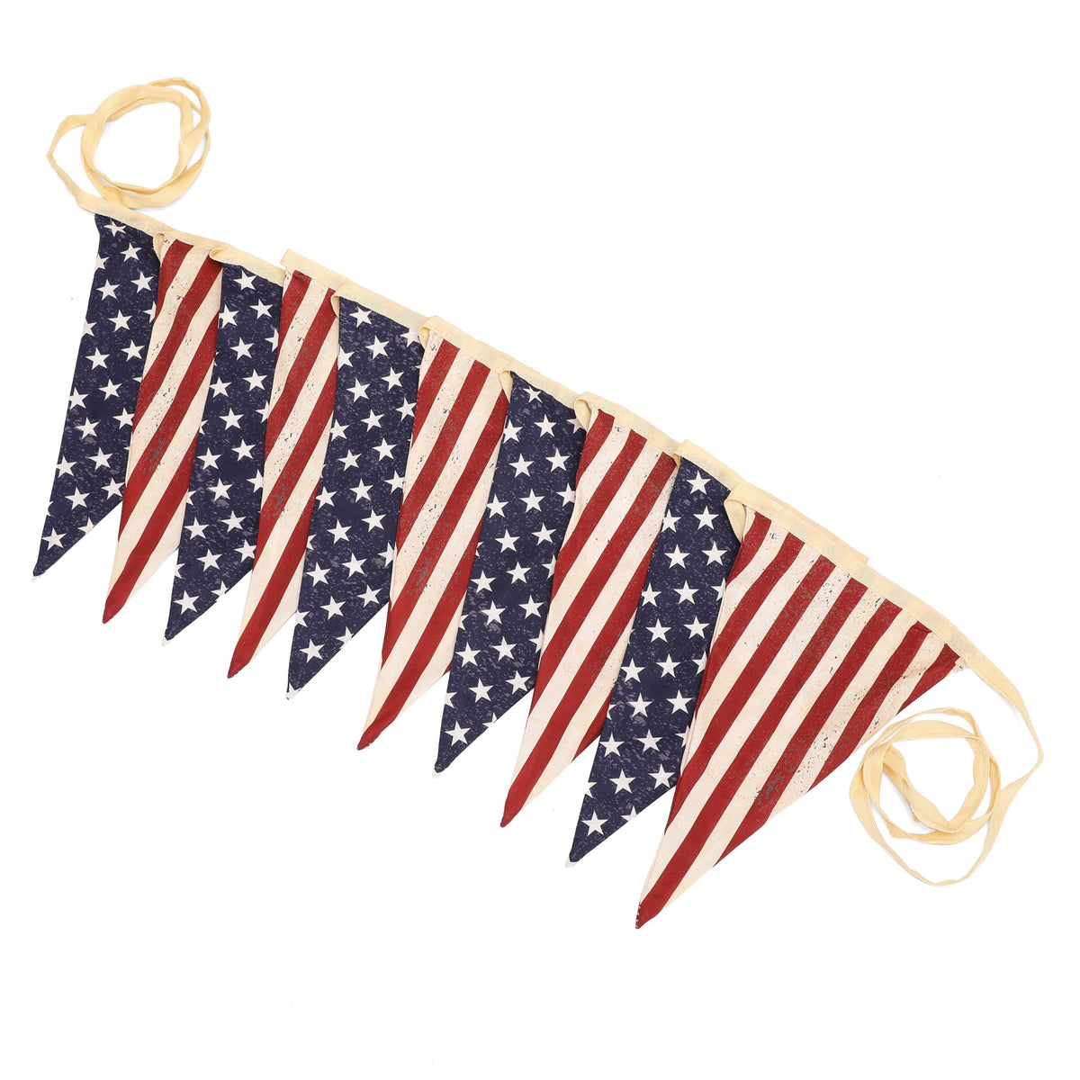 ASVP Shop five-meter patriotic bunting spanning an entryway or patio.