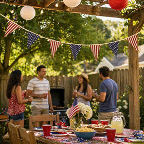 ASVP Shop versatile indoor/outdoor decoration for parties and parades.