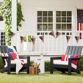ASVP Shop US pennants double-sided for visible, eye-catching patriotic displays from any angle