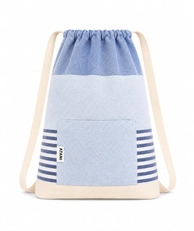 ATANI Turkish Beach Towel 71x39 open for lounging with full coverage.