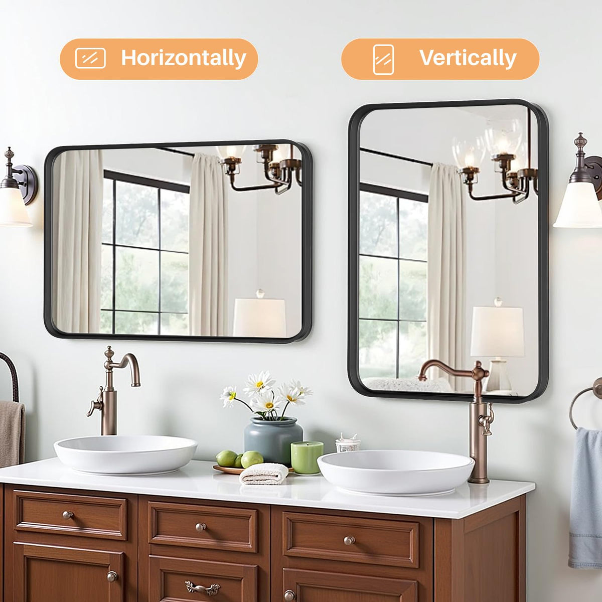 Atilioo tempered-glass 5mm mirror provides sturdy, shatter-resistant performance for daily use.