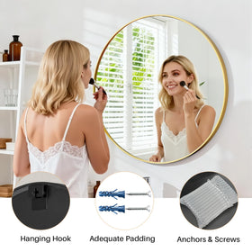 Protective packaging ensuring safe arrival of the mirror.