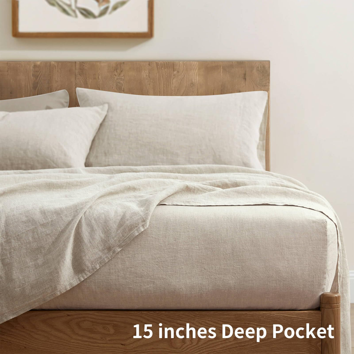 ATLINIA envelope closure pillowcases keep pillows neatly enclosed.