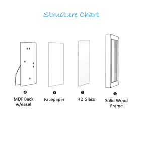 ATOBART vertical wall-hanging option for 8x10 photos