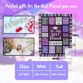 Atokker Best Friend Blanket 60x50 lightweight flannel and easy care