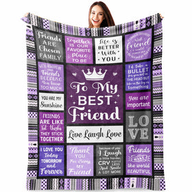 Atokker Best Friend Blanket 60x50 draped on a sofa for cozy evenings