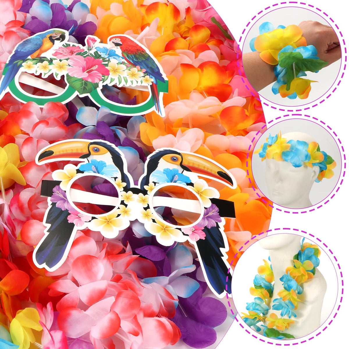 Atonofun flower headbands bring tropical charm to adults and teens