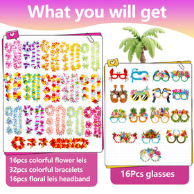Atonofun luau paper glasses add colorful, festive flair to any event