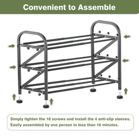 Atrastout dorm-ready shoe rack fits compact rooms and campuses.