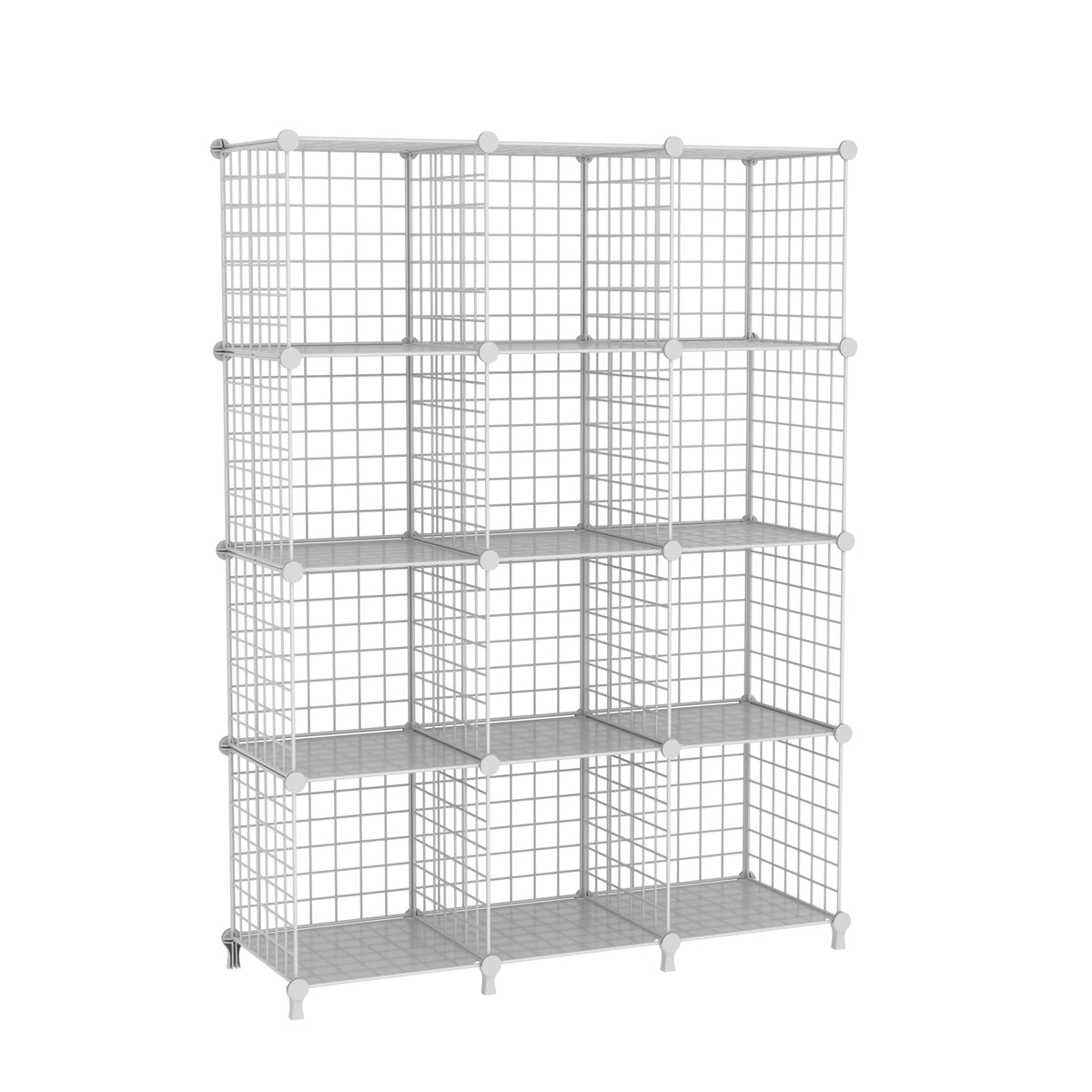 ATTDETJL 12-cube storage assembly demonstrates tool-free setup for fast organization