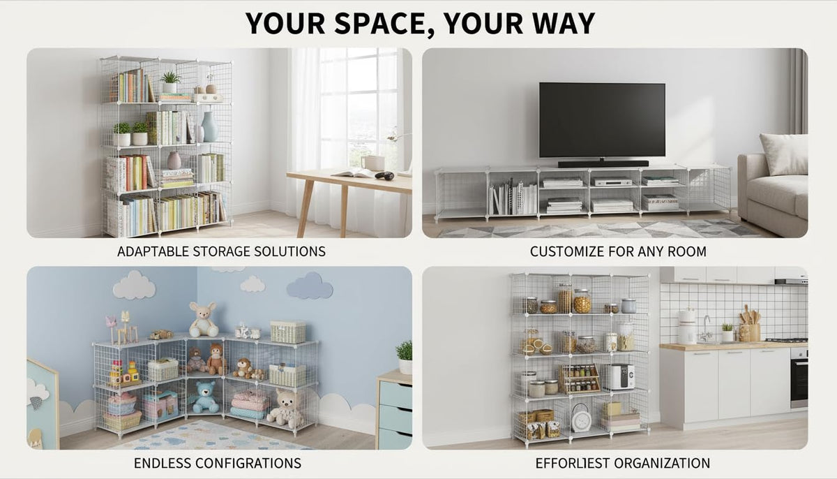 ATTDETJL 12-cube storage closet-organization illustrates versatile bedroom use