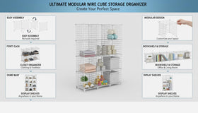 ATTDETJL 12-cube storage versatile for dorms, offices, and living spaces
