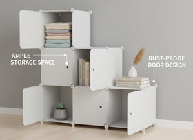 ATTDETJL cube storage unit side perspective highlighting sturdy frame