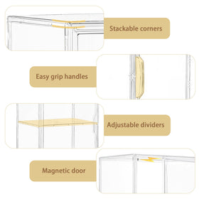 Attelite magnetic door storage bin provides easy access and protection