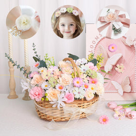 ATTGREAT selection includes roses, daisies, sunflowers and plum blossoms for lifelike arrangements