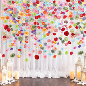 ATTGREAT flower heads easy to attach to gifts, hair, and crafts.