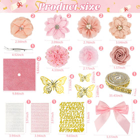ATTGREAT glitter paper for bold cap accents and durable holds.
