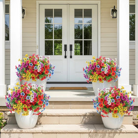 ATTGREAT multicolor daisy bundles ready for porch planters and window boxes