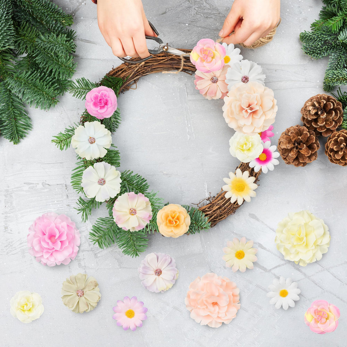 ATTGREAT plum blossom heads offer delicate accents for accessories
