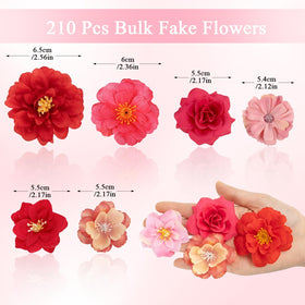 ATTGREAT varied sizes of flower heads for creative arrangements.