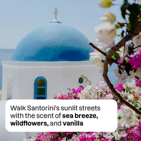 ATTITUDE Santorini Bliss label highlights 99% natural origin ingredients for a cleaner feel.