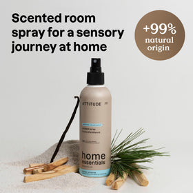 ATTITUDE Santorini Bliss mist captures citrus zest and pine for an uplifting space.