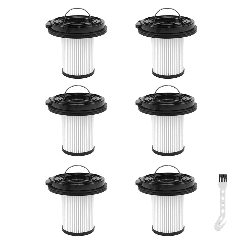ATXKXE 6Pack XR filter pack close-up for Bissell CleanView XR, six high-efficiency filters