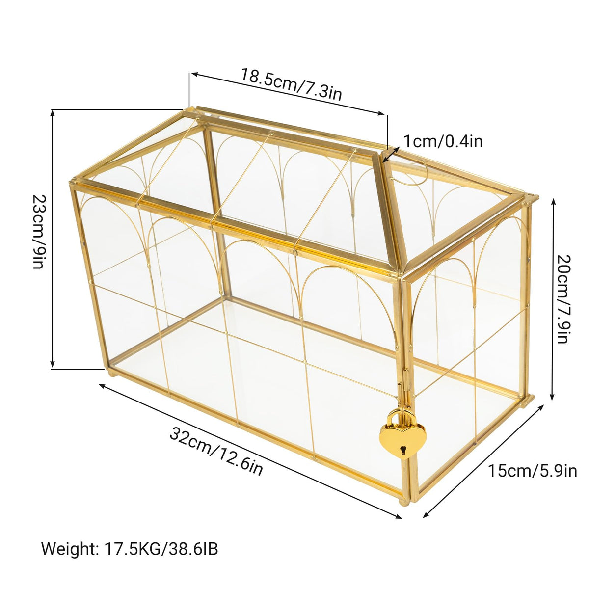Atzciyr 12-6 by 5-9 by 9 inches box size for tabletops