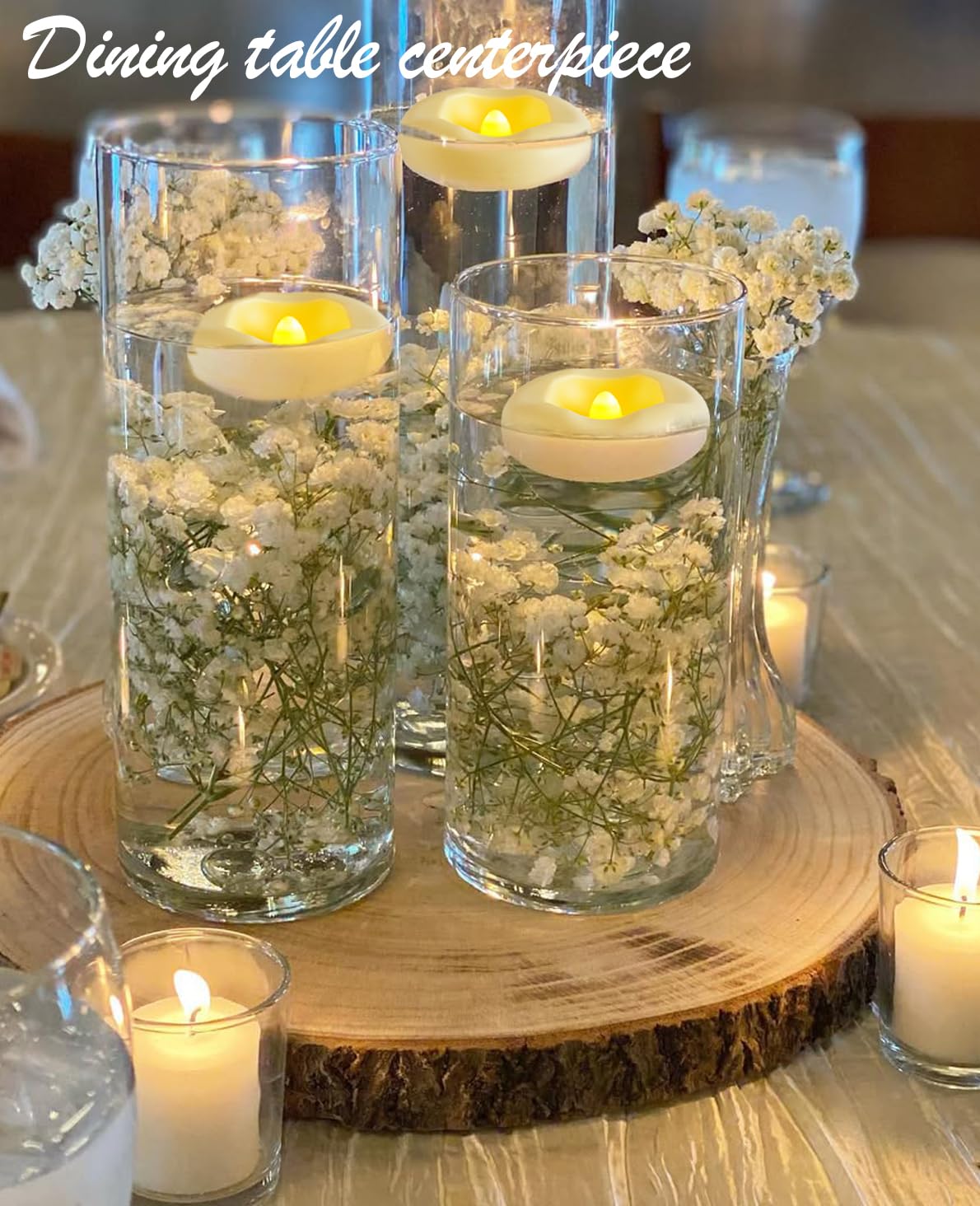 Auemaniliy reusable flameless candle reduces waste at events.