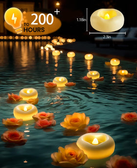 Auemaniliy water-activated candle lights upon water contact for easy use.