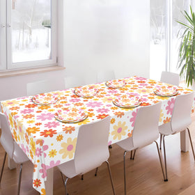 Augisteen Groovy Daisy party pack visually ties plates, napkins, and cups together