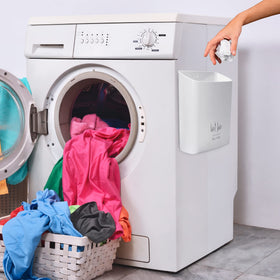 Clean, modern design complements farmhouse, minimalist, or contemporary laundry rooms.
