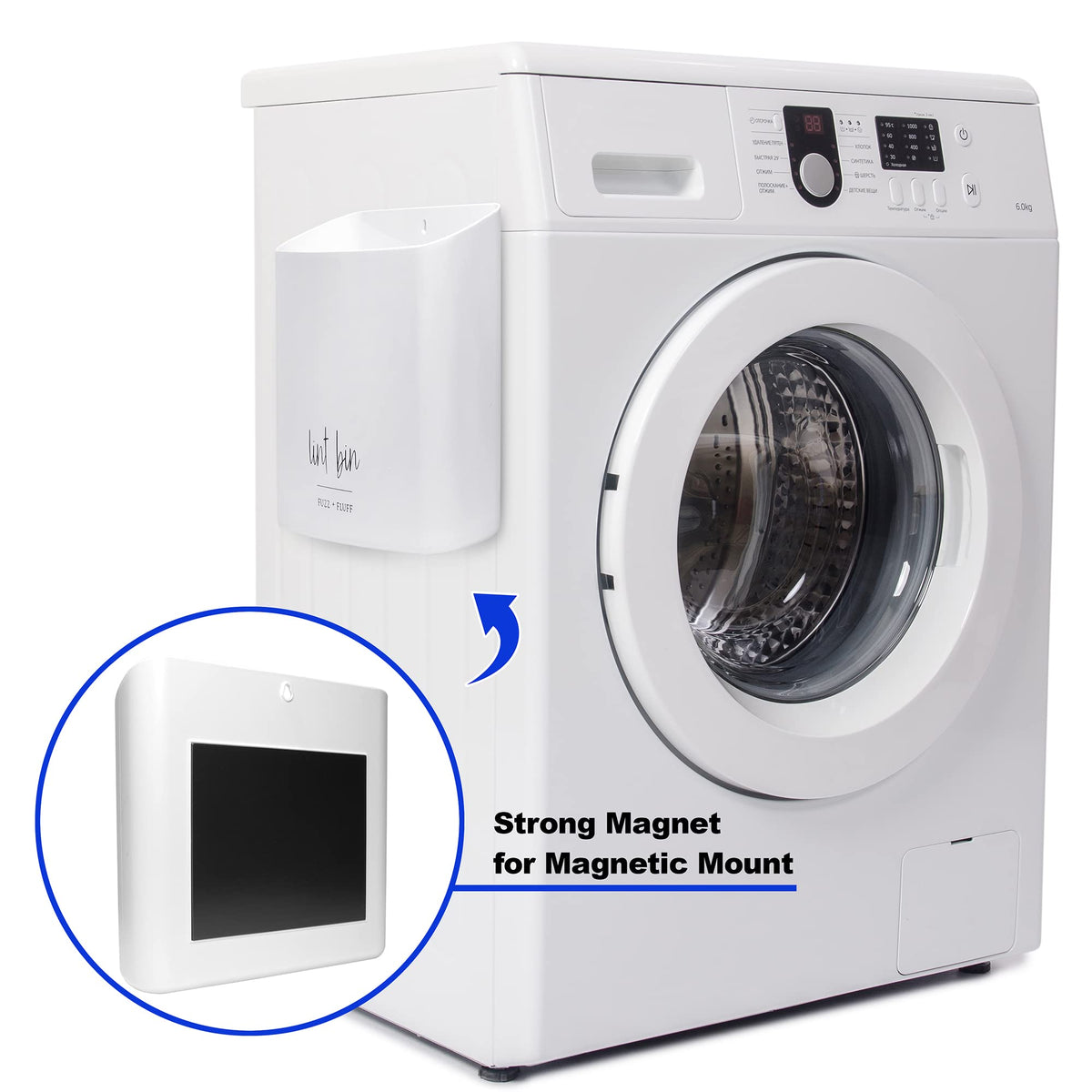Strong magnetic backings let you attach to metal surfaces quickly.
