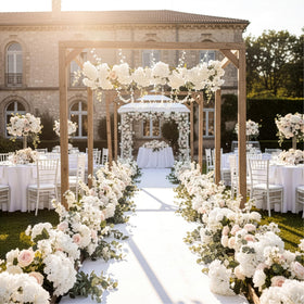 Auihiay ivory hydrangea for soft-toned home decor.