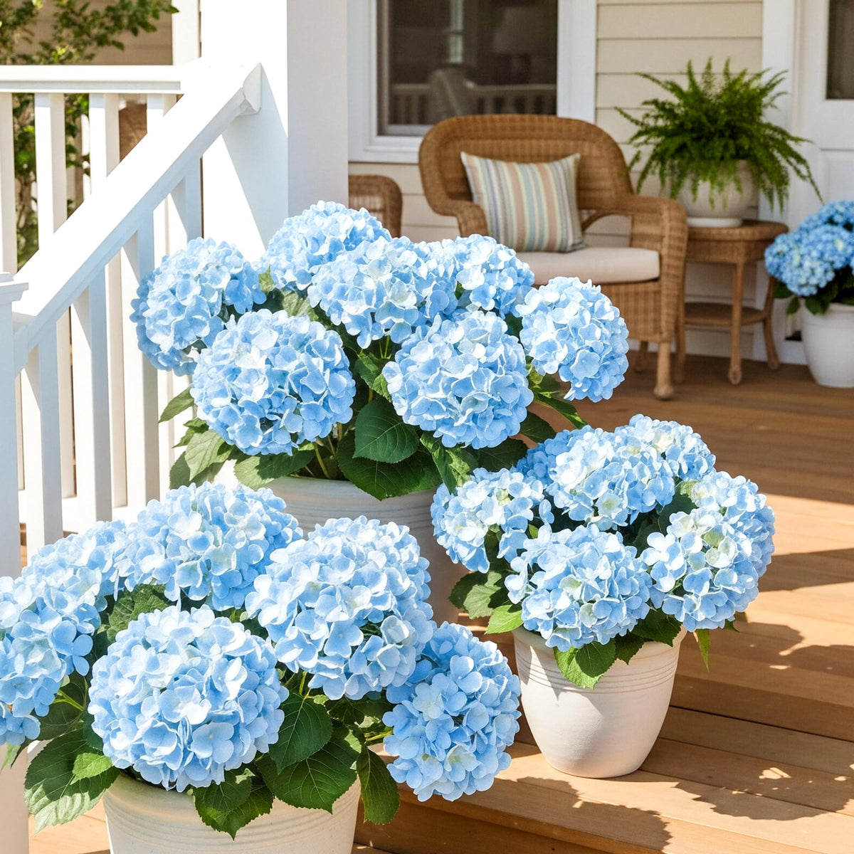 Auihiay hydrangea 6-bundle pack; ideal for outdoor weddings and events.