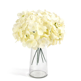 Auihiay hydrangea stems with iron wire for flexible shaping