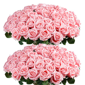 AuiHiay pink velvet rose bouquet for elegant centerpieces