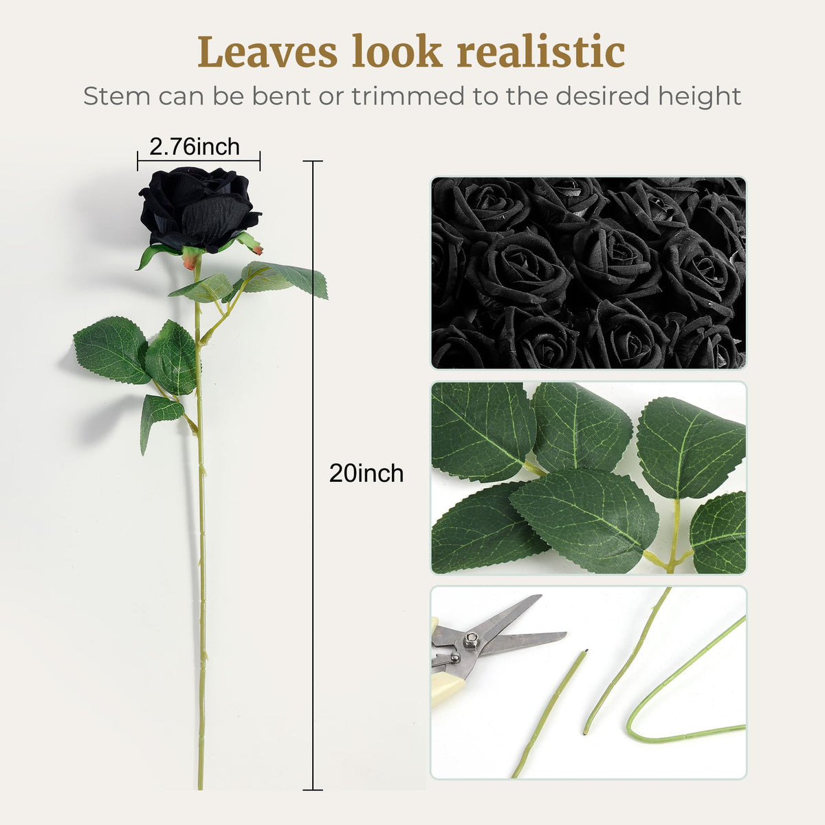 Auihiay pollen-free roses perfect for allergy-conscious baby showers and celebrations.