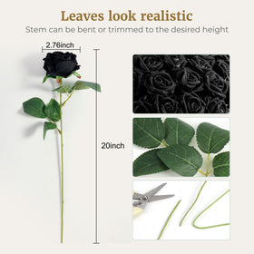 Auihiay pollen-free roses perfect for allergy-conscious baby showers and celebrations.