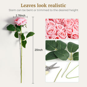 Pollen-free roses by Auihiay suitable for allergy-sensitive spaces