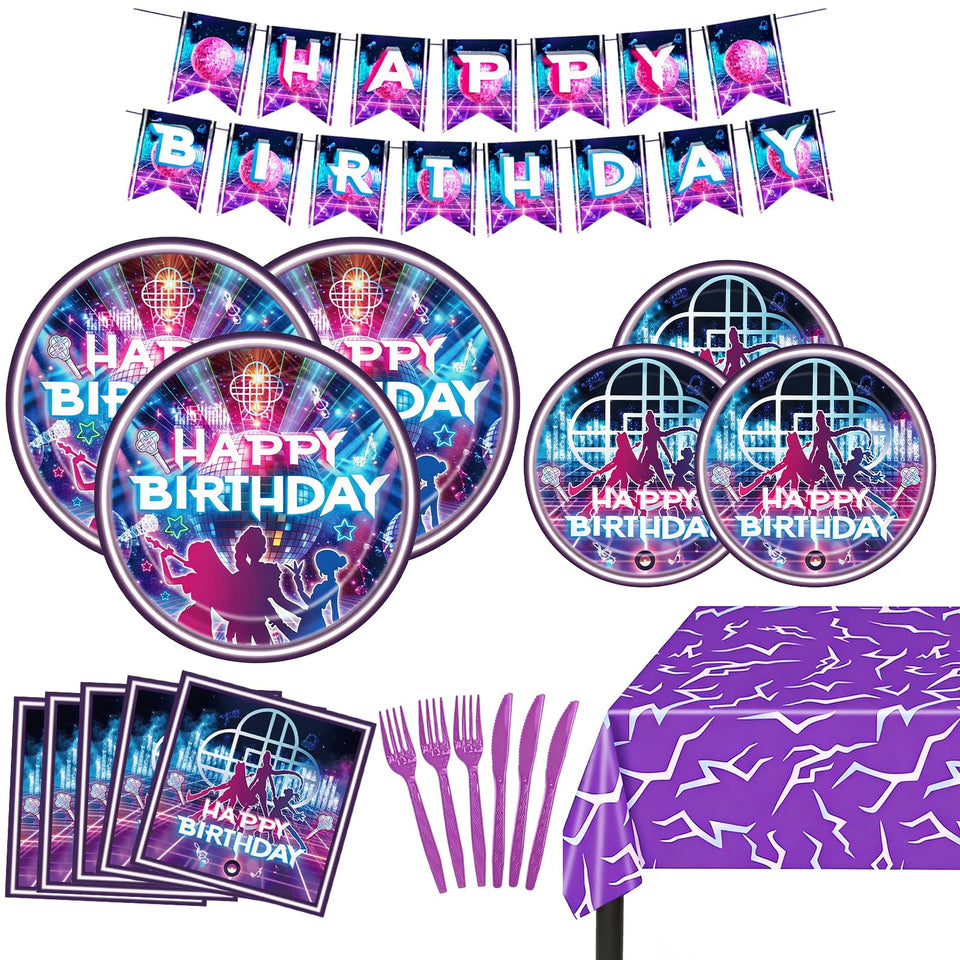 AUITRONCARE demon plates for a vibrant Kpop party, ideal for 20 guests