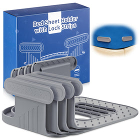 AUKCLAX bed-sheet holder corner clip keeps fitted sheets in place for a smooth sleep.