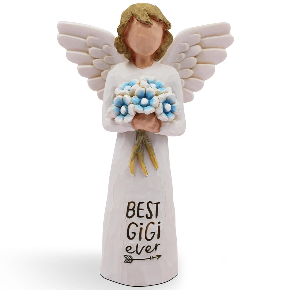 AUKEST Gigi hand-painted figurine for grandma, perfect sentimental gift display.